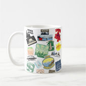 Mug Collage Voyage Extraordinaire Style Epic Art (Gauche)