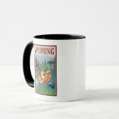 Mug Collage WyomingWyoming (Devant gauche)