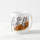 Mug Collants et combats : Les cendres ont complètement (Devant droit)