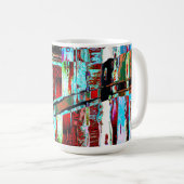 Mug – Collapse Reflection Abstract Design (Devant droit)
