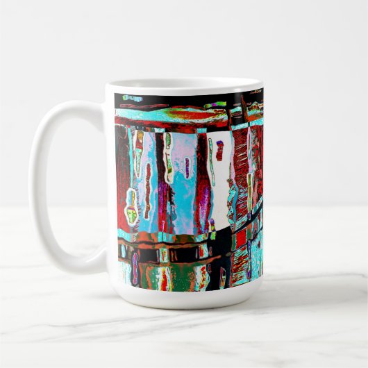 Mug – Collapse Reflection Abstract Design (Gauche)