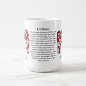 Mug Collazo, l'origine, la signification et la crête (Centre)