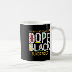 Mug Collecte de fonds noire de drogue Mois de l'histoi