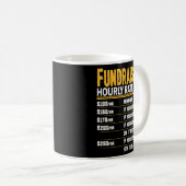 Mug Collecte de fonds Taux horaire Charité collecte de (Devant droit)