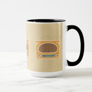 Mug Collecteur vintage de radio de tube