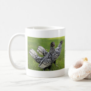 Mug Collecteurs de poulets de Banham noir/blanc