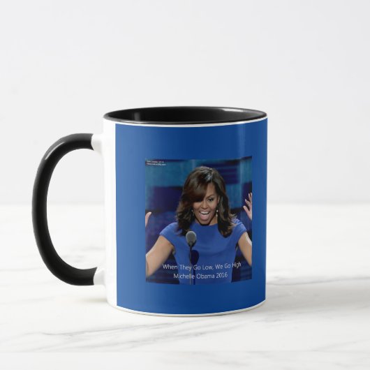 Mug Collectif Michelle Obama "We Go High" (Gauche)