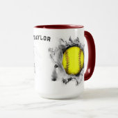 Mug Collectif Softball (Devant droit)