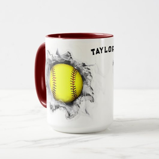 Mug Collectif Softball (Devant gauche)