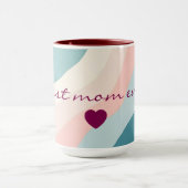 Mug Collection Abstrait Moderne Rose Pâle Menthe (Centre)