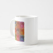 Mug Collection Abstraite de couleurs de Noël. (Devant gauche)