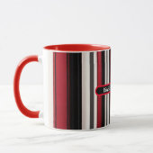 Mug Collection Abstraite Red Black Lines tendance (Gauche)