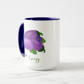 Mug Collection Aubergine Blush & Bloom (Devant gauche)