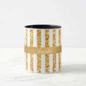 Mug Collection Boho Stripes Parties scintillant Verte  (Centre)