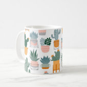 Mug Collection Cactus dans Pots Design (Devant gauche)