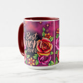 Mug Collection cadeau Floral Moderne (Devant gauche)