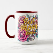 Mug Collection Cadeau Floral Moderne (Gauche)