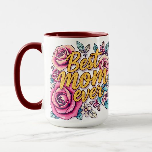 Mug Collection Cadeau Floral Moderne (Gauche)