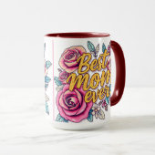 Mug Collection Cadeau Floral Moderne (Devant droit)