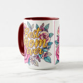 Mug Collection Cadeau Floral Moderne (Devant gauche)