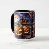 Mug Collection Citrouille populaire d'Halloween d'auto (Devant gauche)