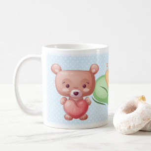 Mug Collection Coeur d'ours - Bleu