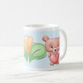 Mug Collection Coeur d'ours - Bleu (Devant droit)