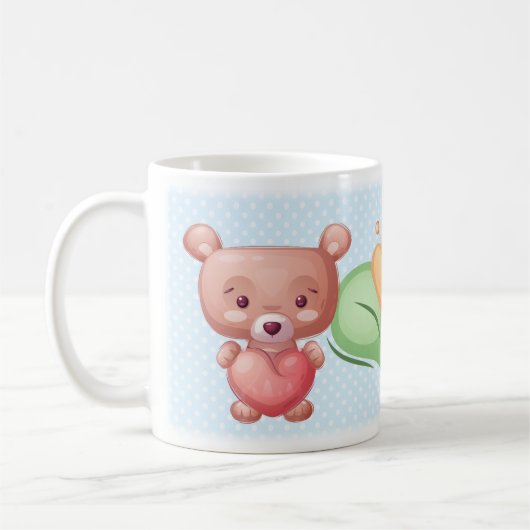 Mug Collection Coeur d'ours - Bleu (Gauche)