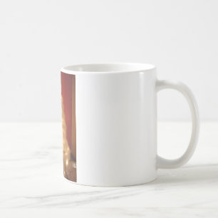 Mug Collection d'arbres de Noël blancs décorés