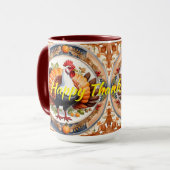 Mug Collection d'automne du Citrouille Thanksgiving mo (Devant gauche)