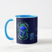 Mug Collection de BEETTES SCARABES ÉGYPTIENNES (Gauche)