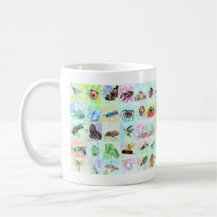 Mug Collection de bogues d'été en aquarelle