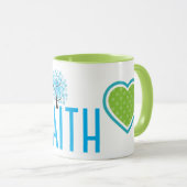 Mug Collection de cadeaux de foi Café (Devant droit)