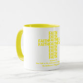 Mug Collection de cadeaux de foi Café (Devant gauche)