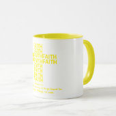 Mug Collection de cadeaux de foi Café (Devant droit)