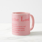 Mug Collection de cadeaux de foi Café (Devant droit)