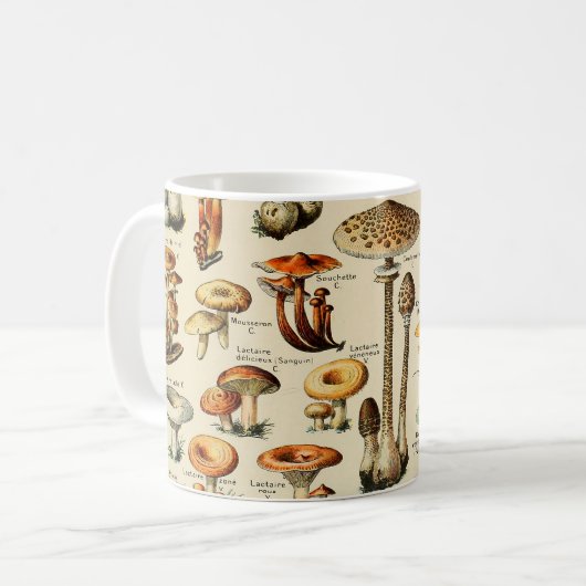 Mug Collection de champignons (Devant gauche)