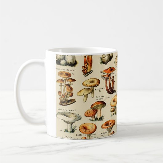 Mug Collection de champignons (Gauche)