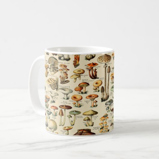 Mug Collection de champignons (Devant gauche)