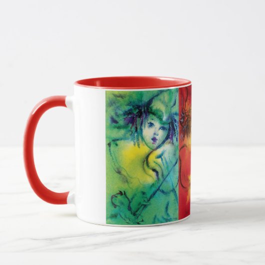 MUG COLLECTION DE CIRCUS BLEU VERT ROUGE (Gauche)