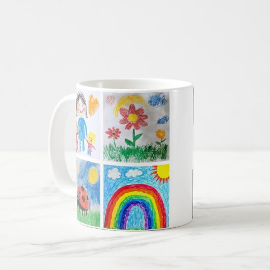 Mug Collection de dessins d'art pour enfants 4 (Devant gauche)