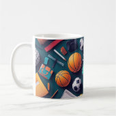 Mug collection de divers équipements sportifs (Gauche)
