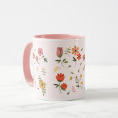 Mug collection de fleurs (Devant gauche)