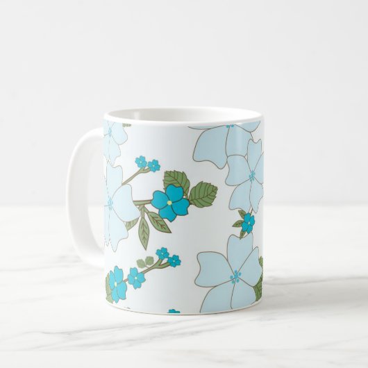 Mug Collection de fleurs de printemps (Devant gauche)