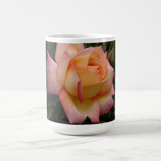Mug Collection de fleurs de Rose de pêche hybride (Centre)