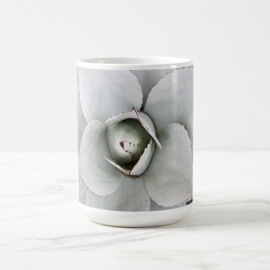 Mug Collection de fleurs du désert Agave Close (Centre)