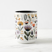 Mug Collection de fleurs vectorielles (Centre)