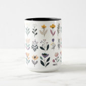 Mug Collection de fleurs vectorielles (Centre)