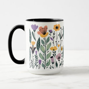 Mug Collection de fleurs vectorielles