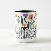 Mug Collection de fleurs vectorielles (Centre)